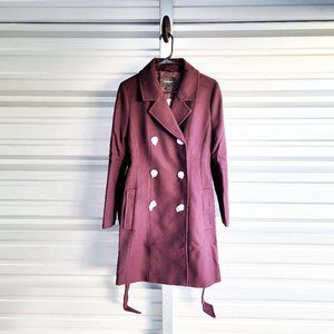 Express Belted Wool Blend Trench Coat